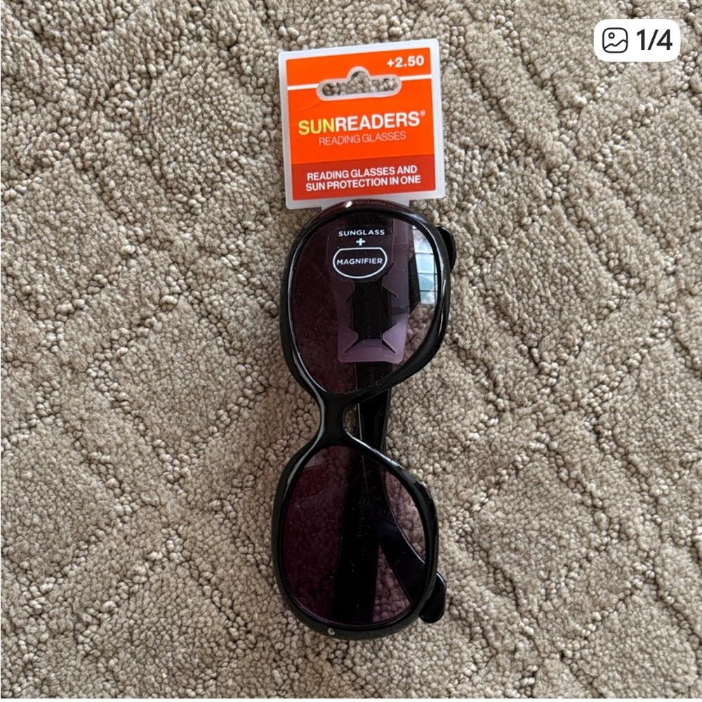 NWT Foster Grant Seraphin Reader Sunglasses +2.50